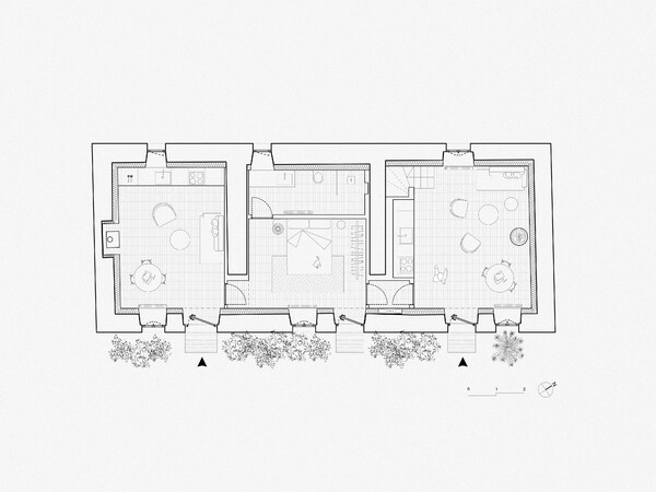 Plan rez-de-chaussée - © Les Ateliers Permanents