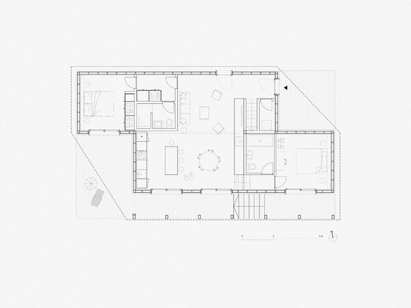 Plan rez-de-chaussée - © Les Ateliers Permanents