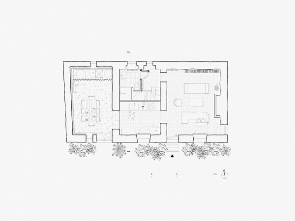 Plan rez-de-chaussée - © Les Ateliers Permanents