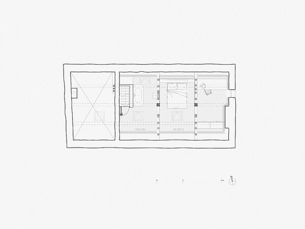 Plan combles - © Les Ateliers Permanents