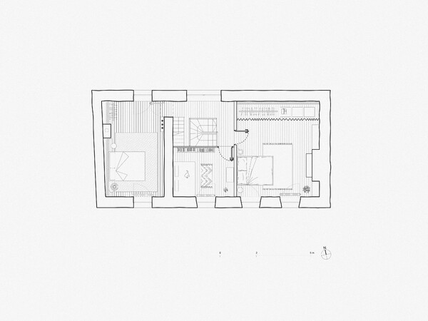 Plan étage - © Les Ateliers Permanents
