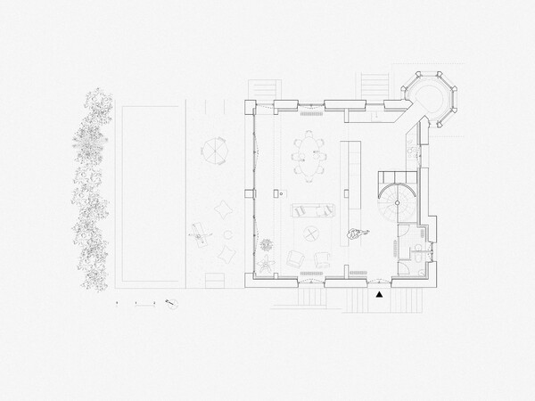 Plan rez-de-chaussée - © Les Ateliers Permanents