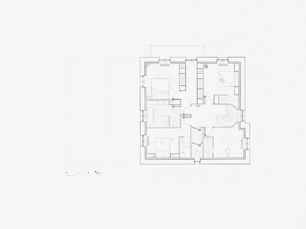 Plan étage - © Les Ateliers Permanents